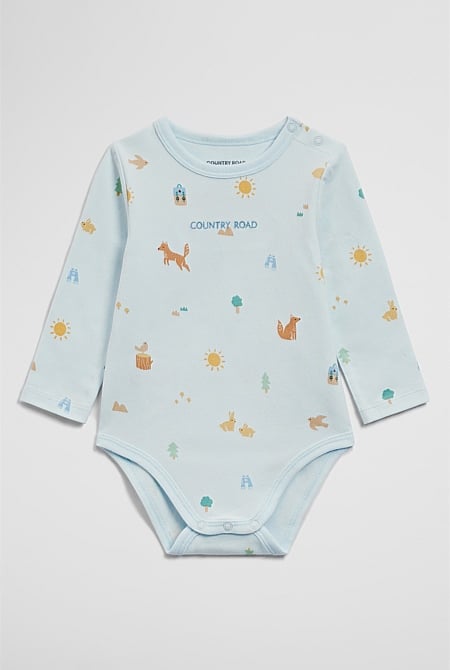 Jersey Print Bodysuit