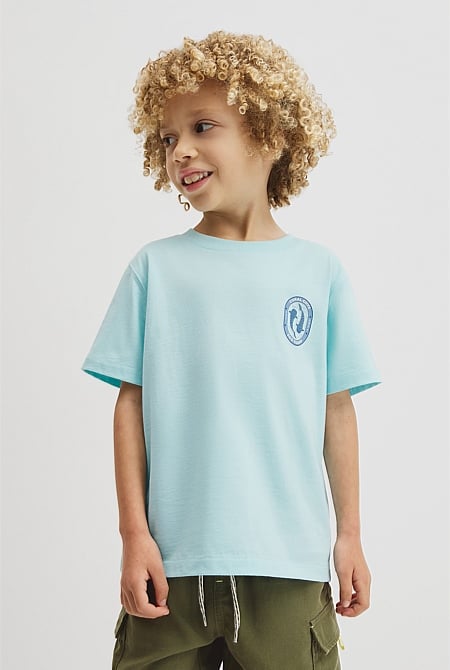 Relaxed Fit Short Sleeve Whale Shark T-Shirt