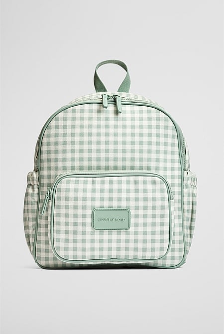 Gingham Backpack