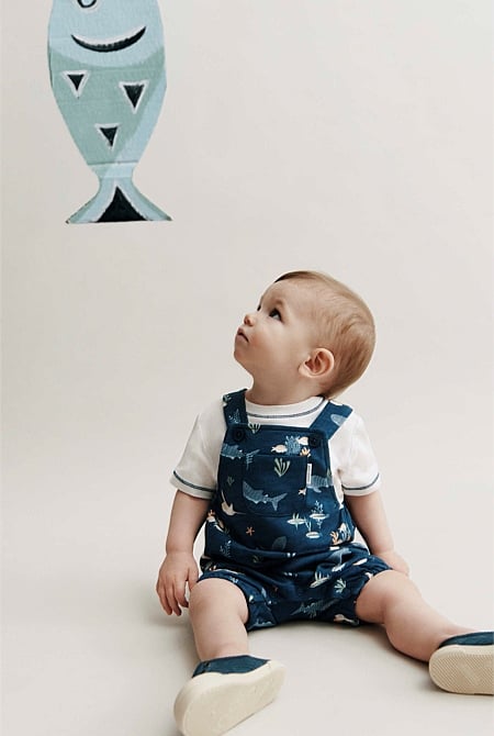 Short Sleeve Overall Set