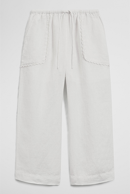 Linen Wide Leg Pant