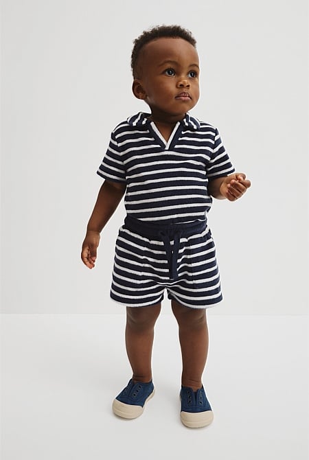 Stripe Terry Short