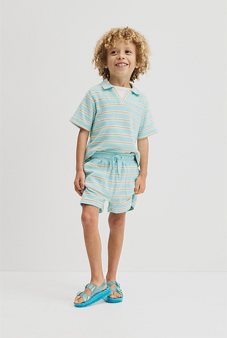Stripe Terry Short
