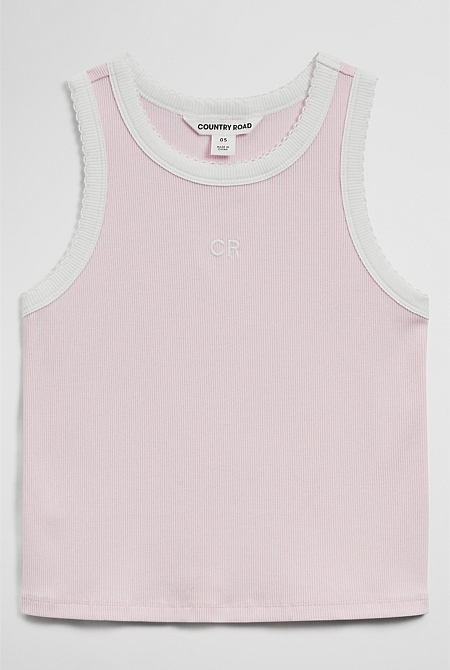 Sleeveless Ribbed Tank