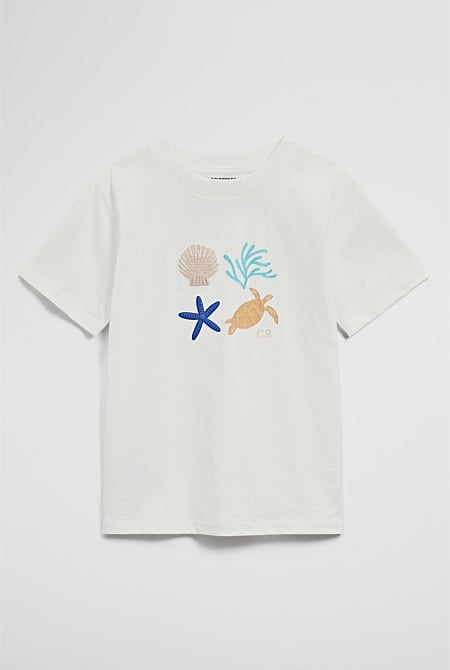 Relaxed Fit Sea Life Short Sleeve T-Shirt