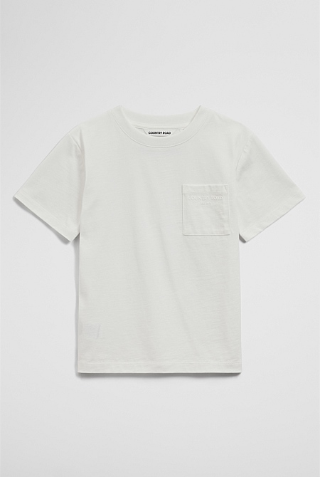 Australian Cotton Relaxed Short Sleeve Pocket T-Shirt