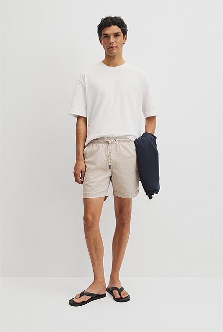 Cotton Drawcord Straight Short