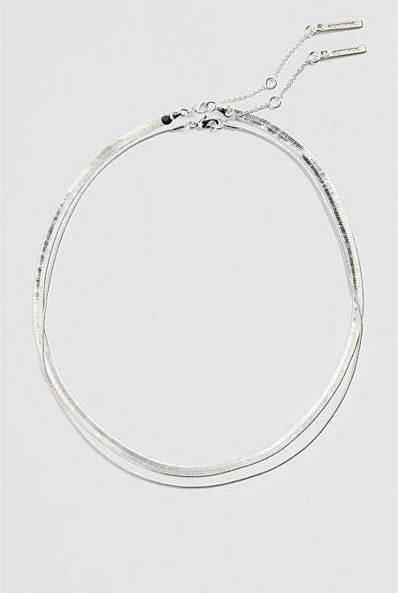 Snake Chain Neck Set