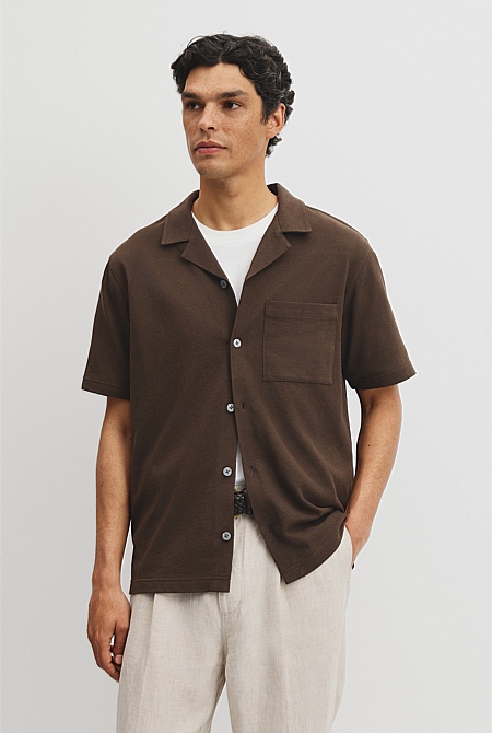 Textured Cuban Shirt