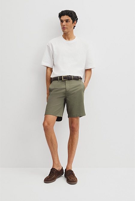 Australian Cotton Stretch Chino Short