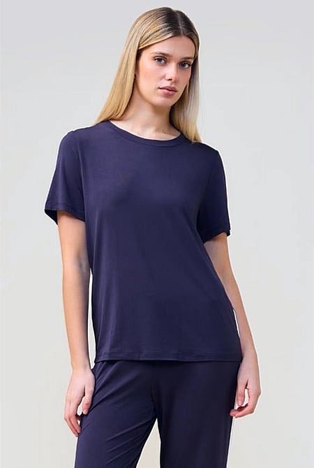 Bronte Bamboo Tshirt With Stripe