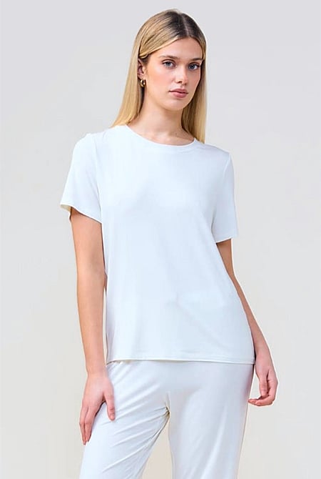 Bronte Bamboo Tshirt With Stripe
