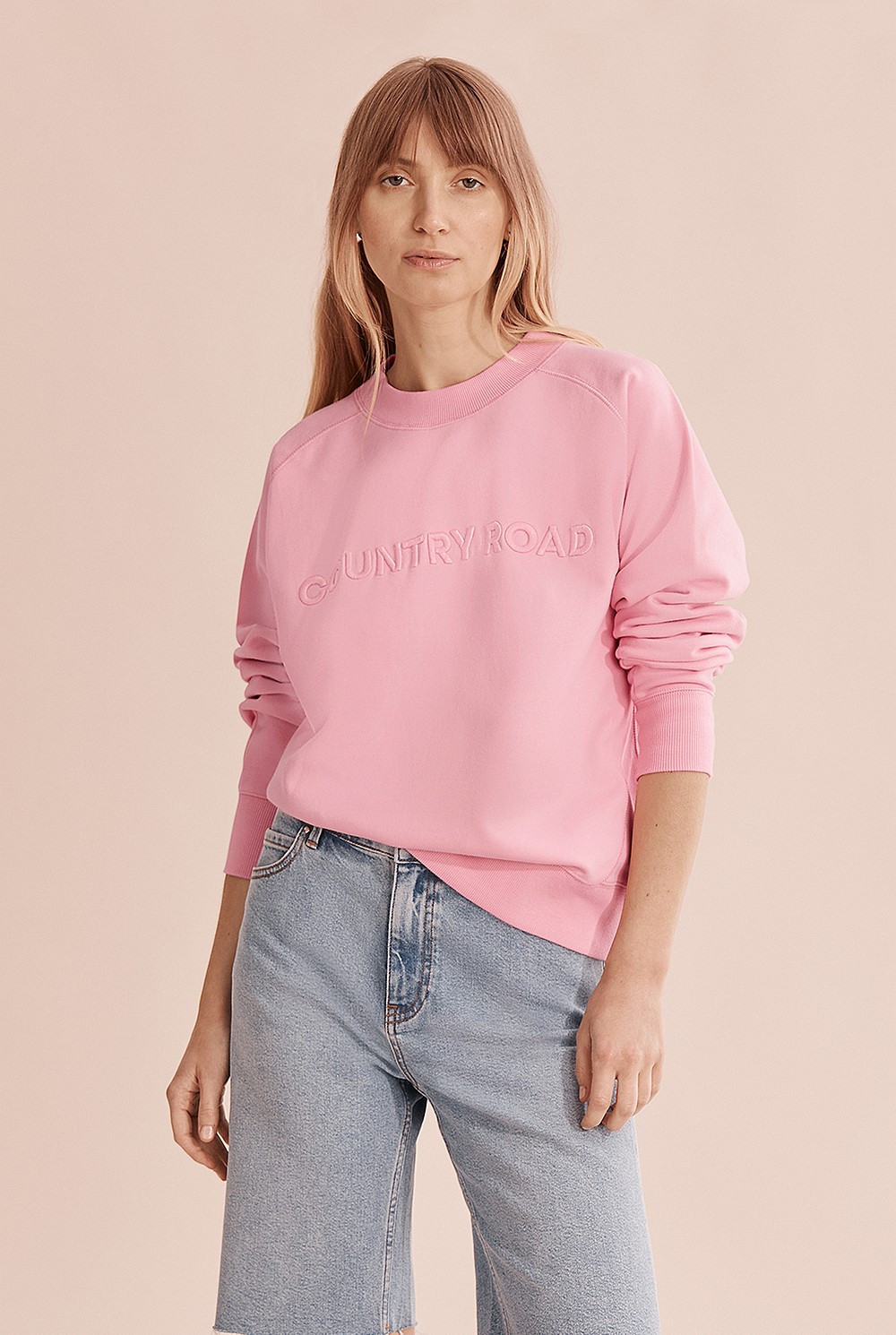 Verified Australian Cotton Heavy Embroidered Sweat