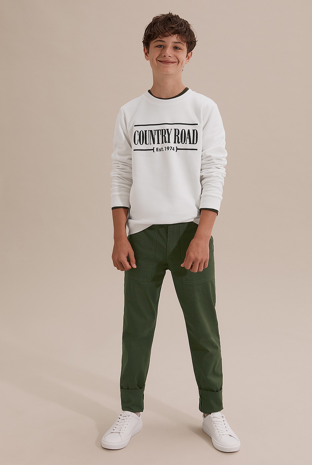 Teen Verified Australian Cotton Heritage Sweat