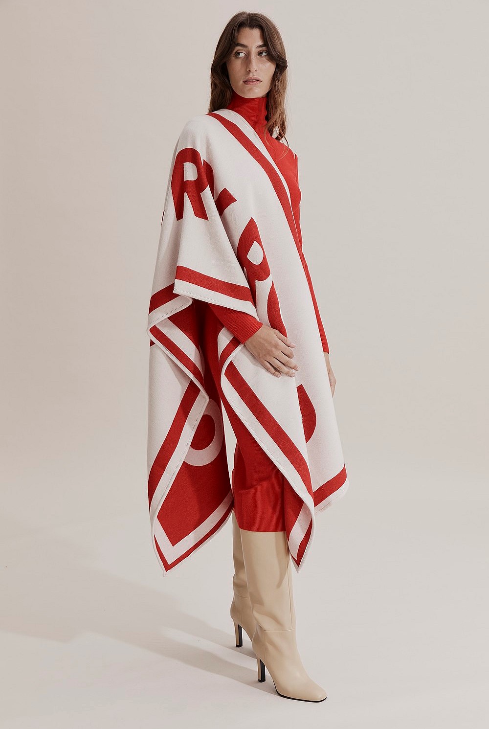 Branded Wool Scarf
