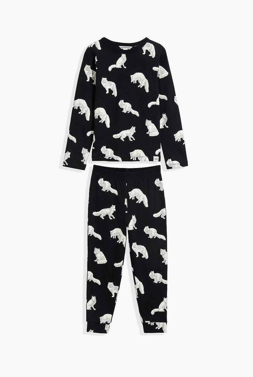 Organically Grown Cotton Arctic Fox Pyjama Set