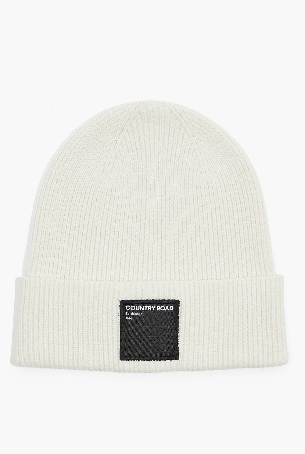 Branded Rib Beanie