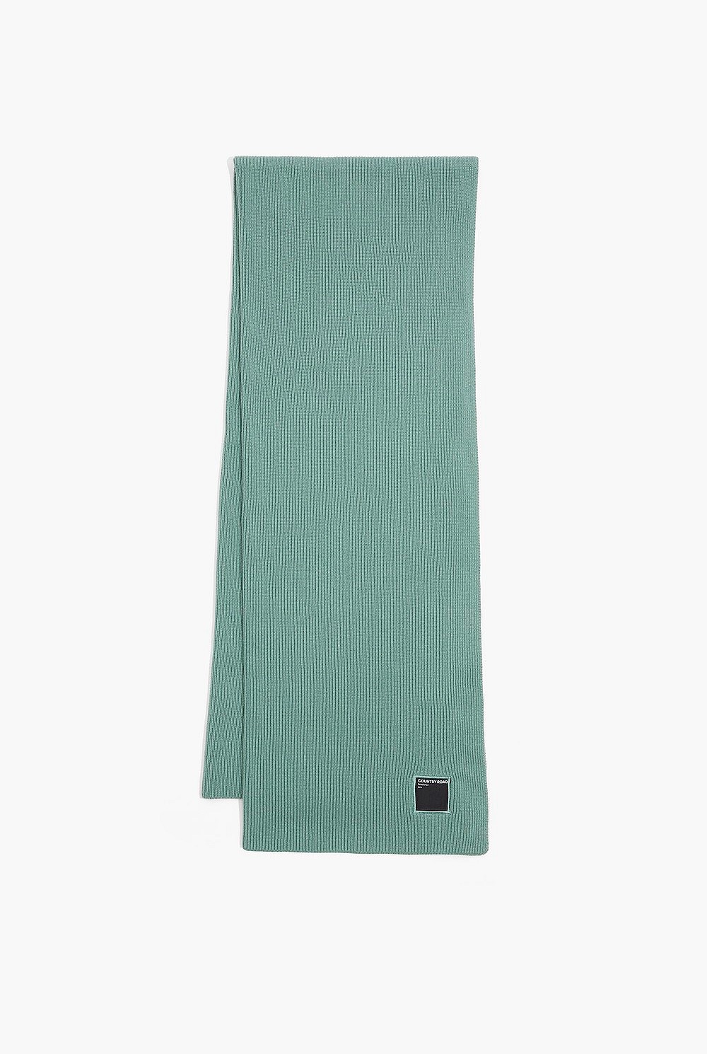 Branded Rib Scarf