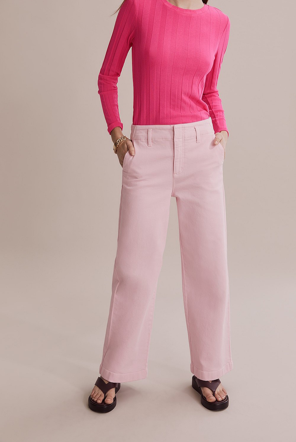Australian Cotton Wide Leg Jean