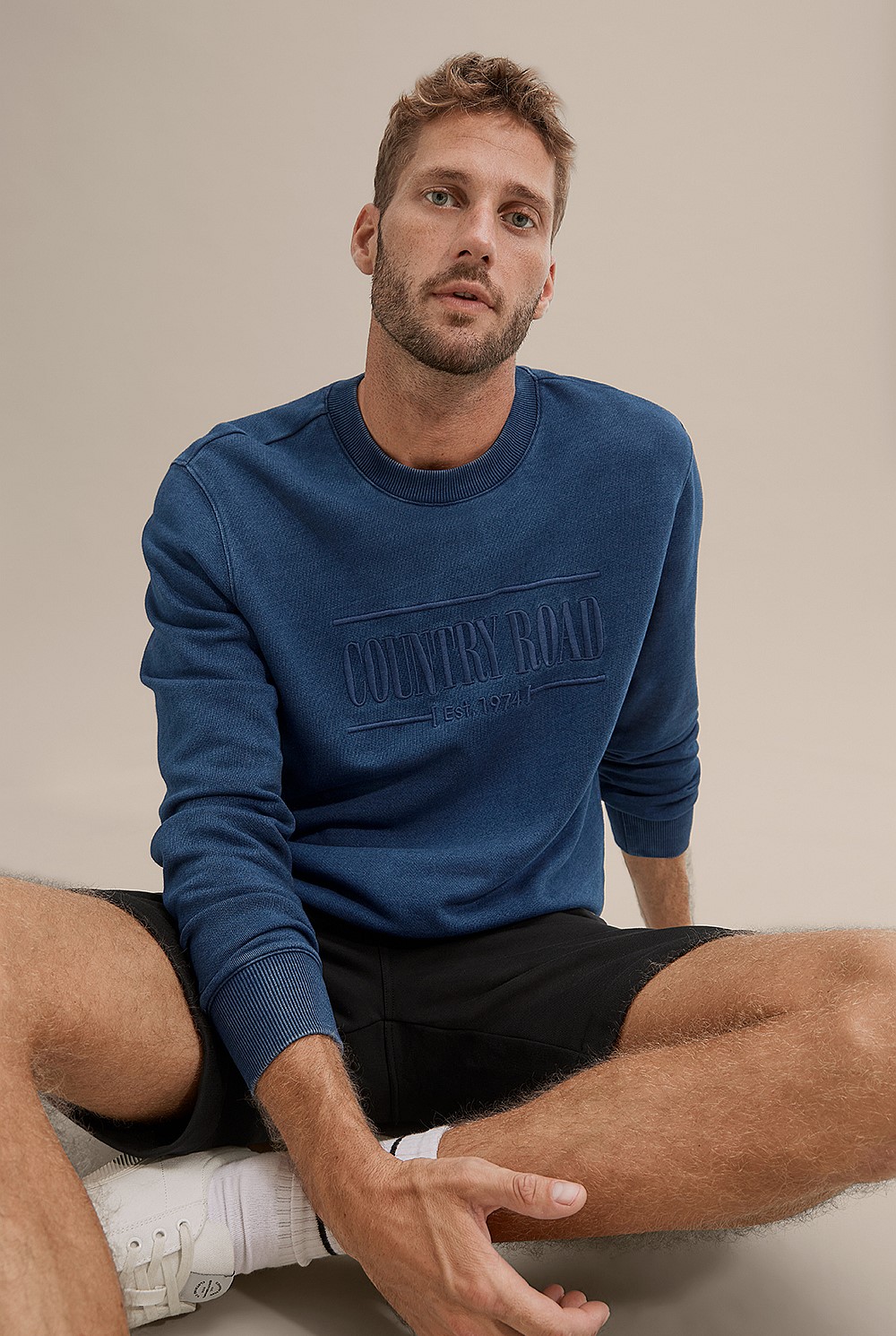 Verified Australian Cotton Indigo Heritage Sweat