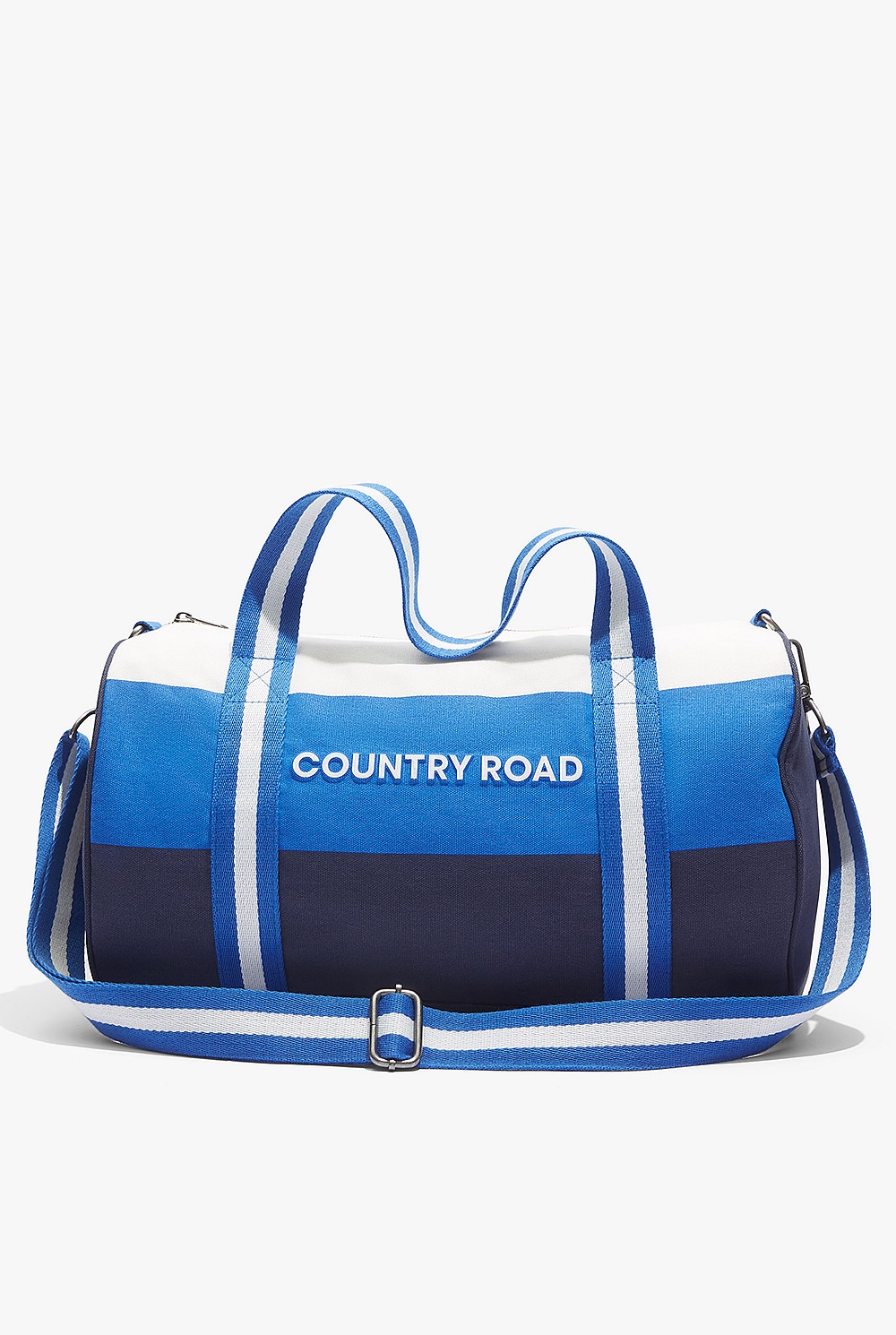 Block Stripe Overnight Bag