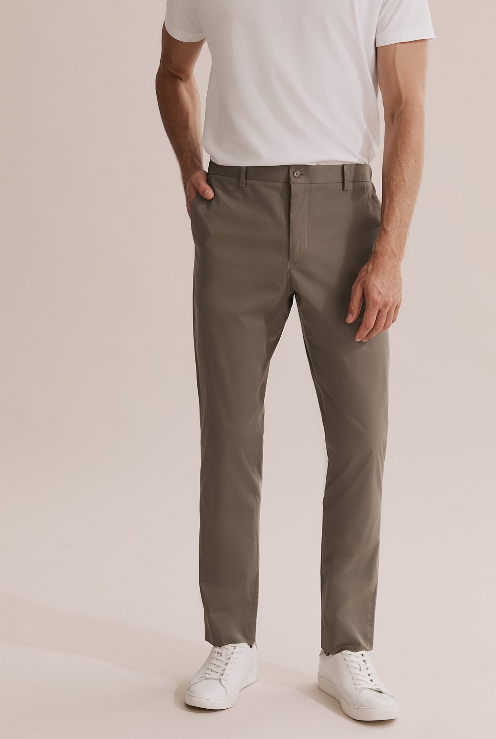 Slim Fit Cotton Stretch Pant