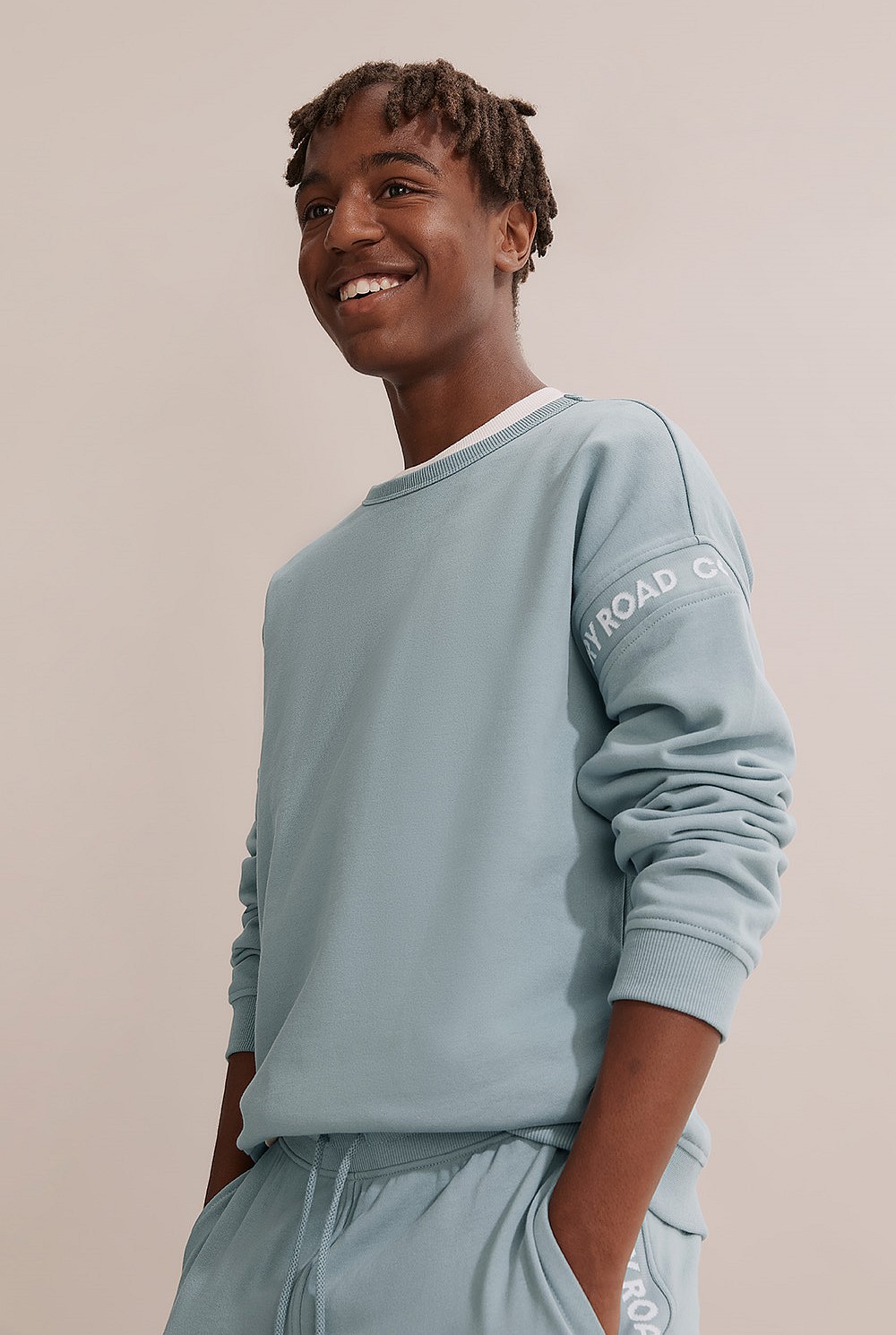 Towards Circularity - Teen Cotton Logo Sweat