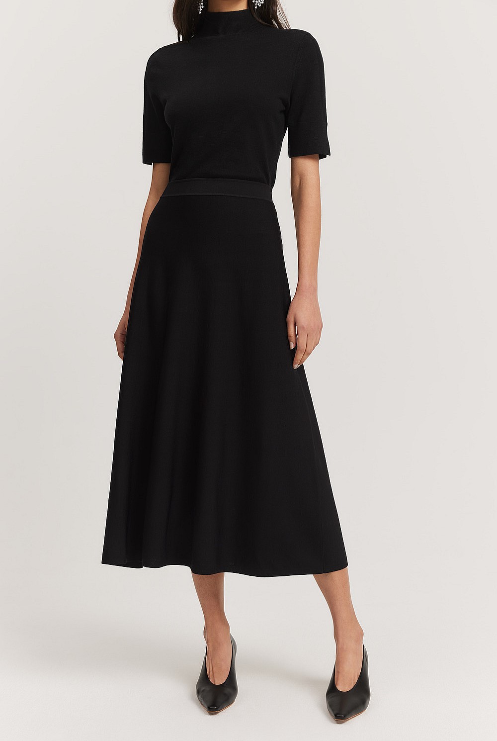 Compact Knit Skirt