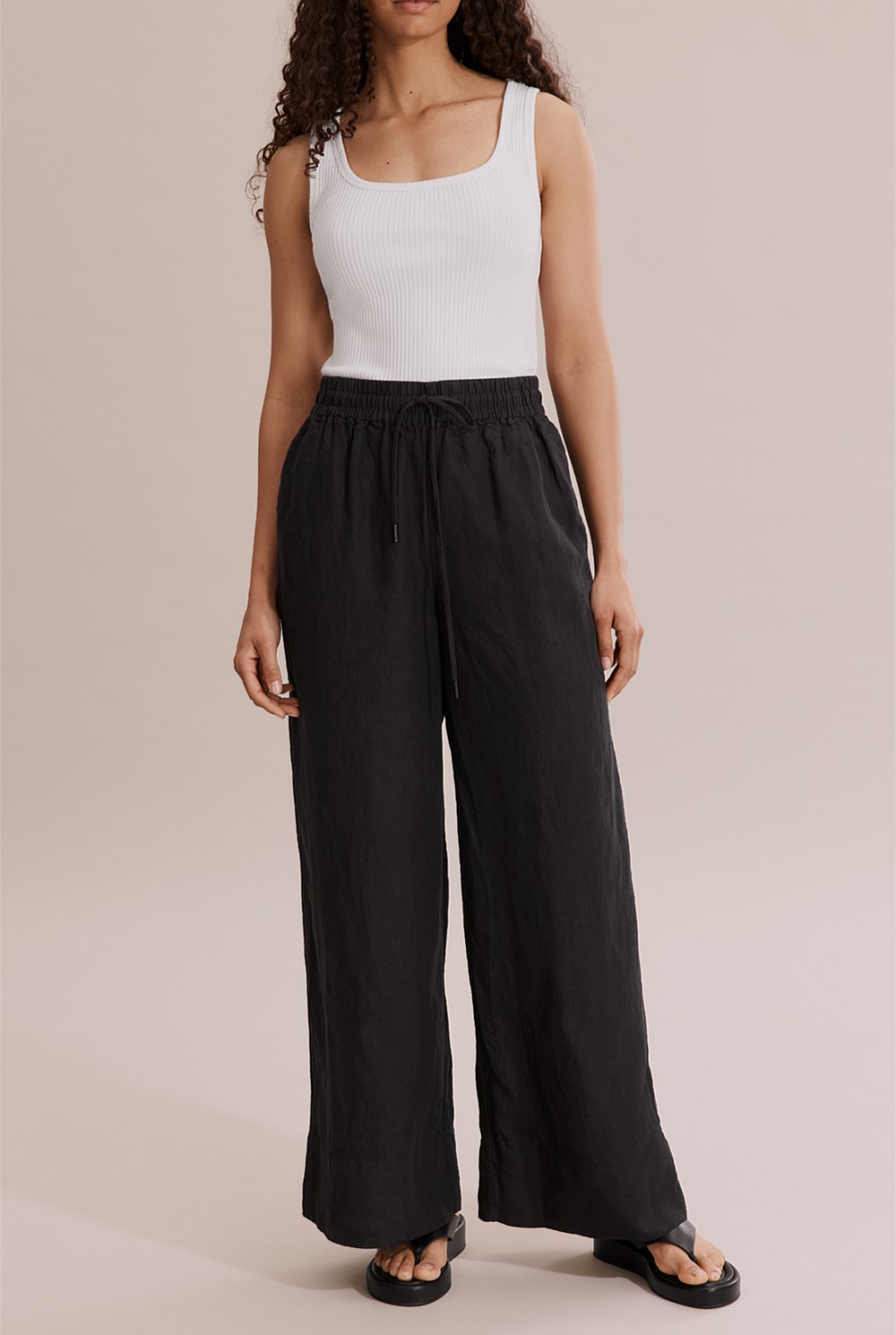 Linen Palazzo Pant