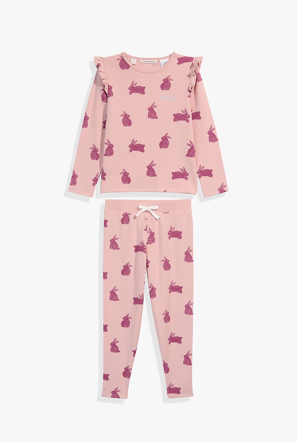 Organically Grown Cotton Bunny Pyjama Set