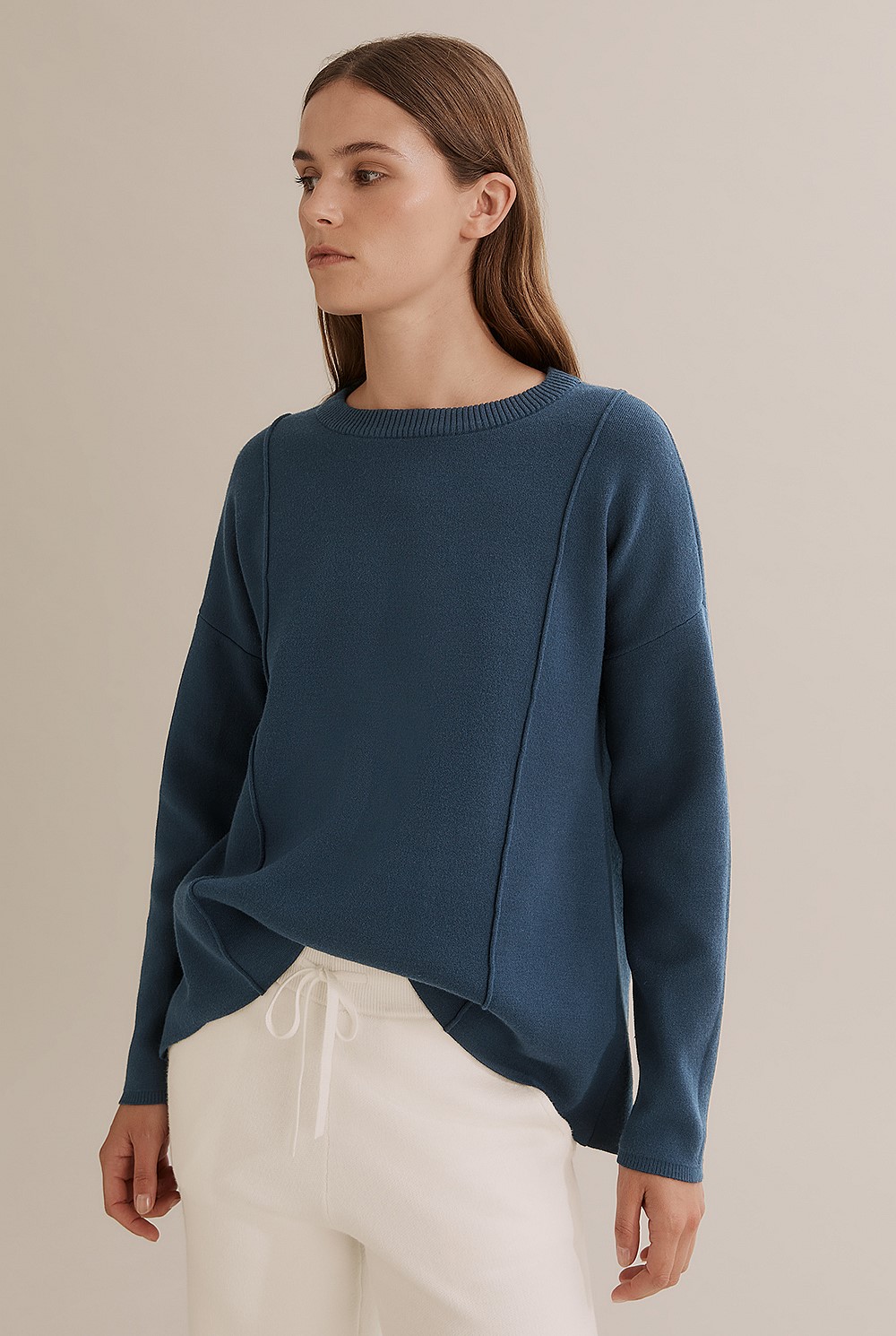 Panelled Detail Knit