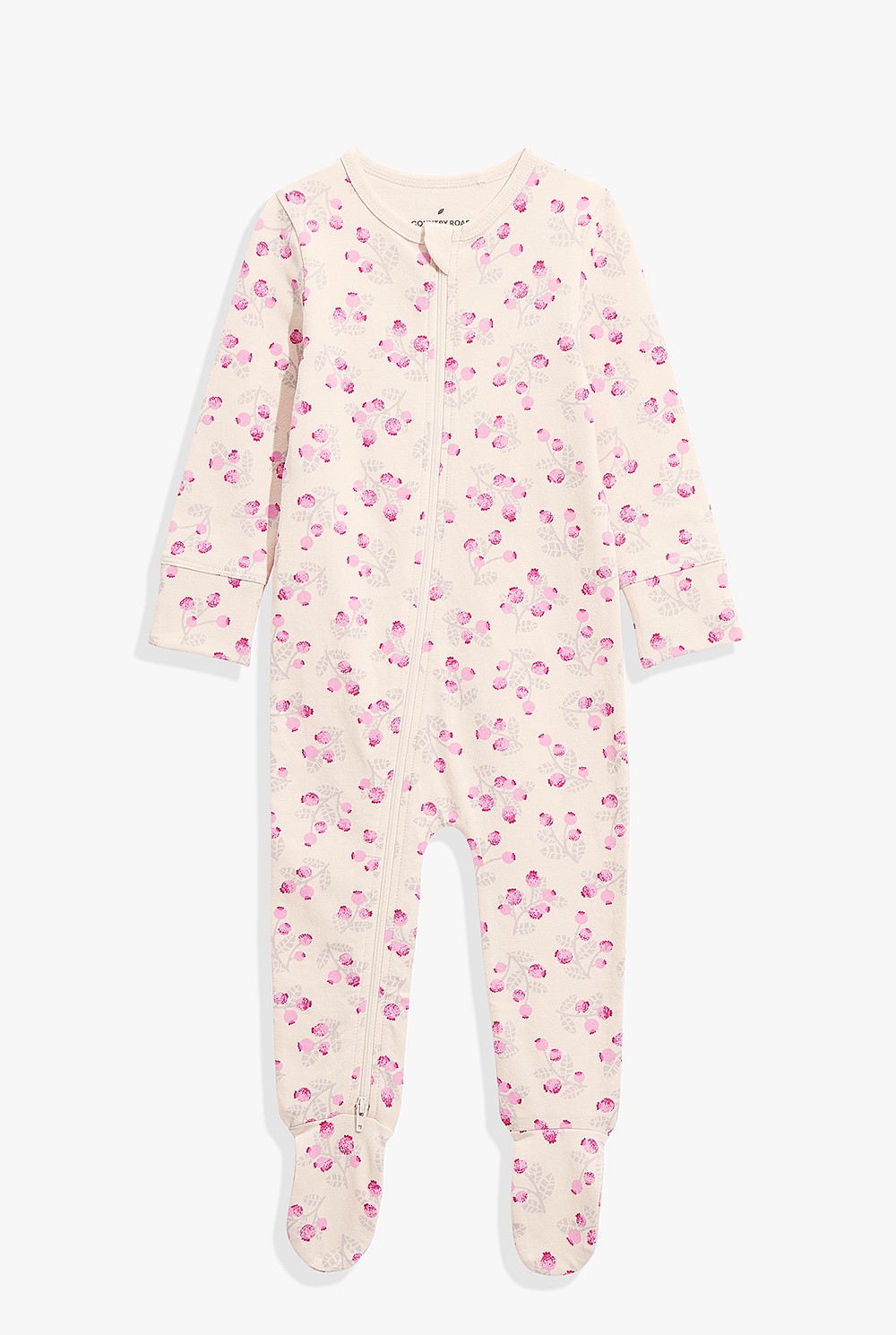 Organically Grown Cotton Berry Jumpsuit