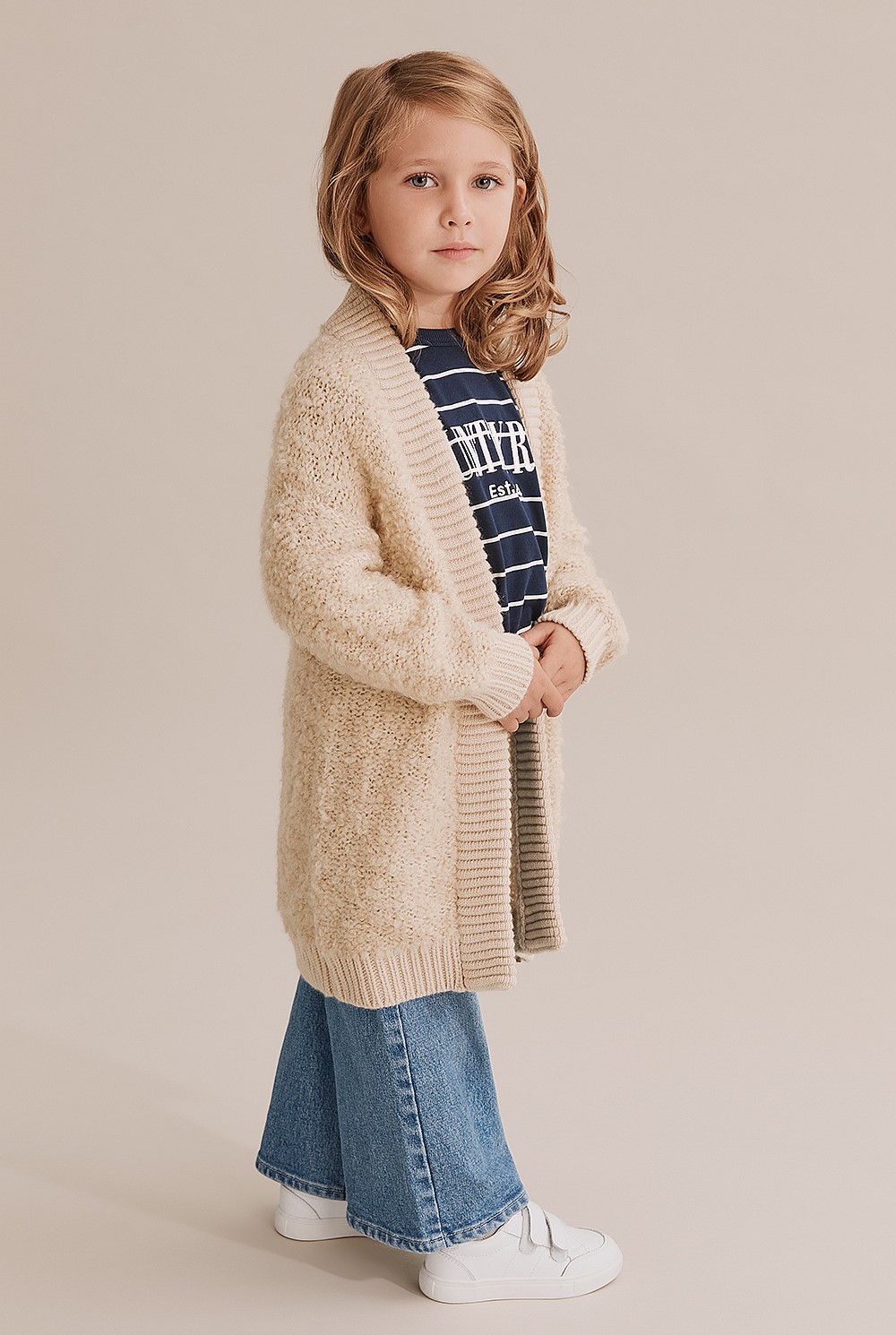 Boucle Knit Cardigan