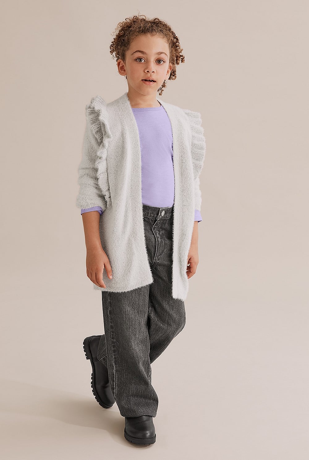 Frill Knit Cardigan