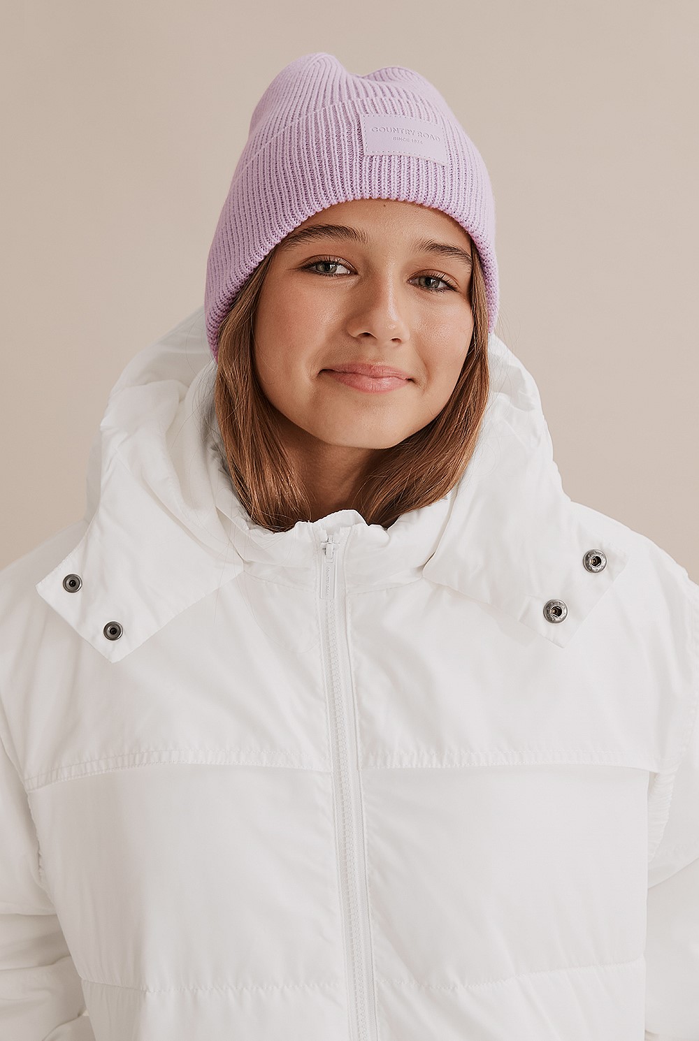 Teen Recycled Polyester Oversized Quilt Puffer Jacket
