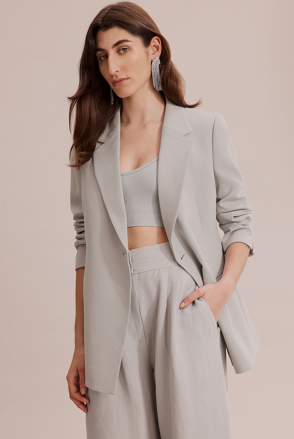 Longline Slim Blazer