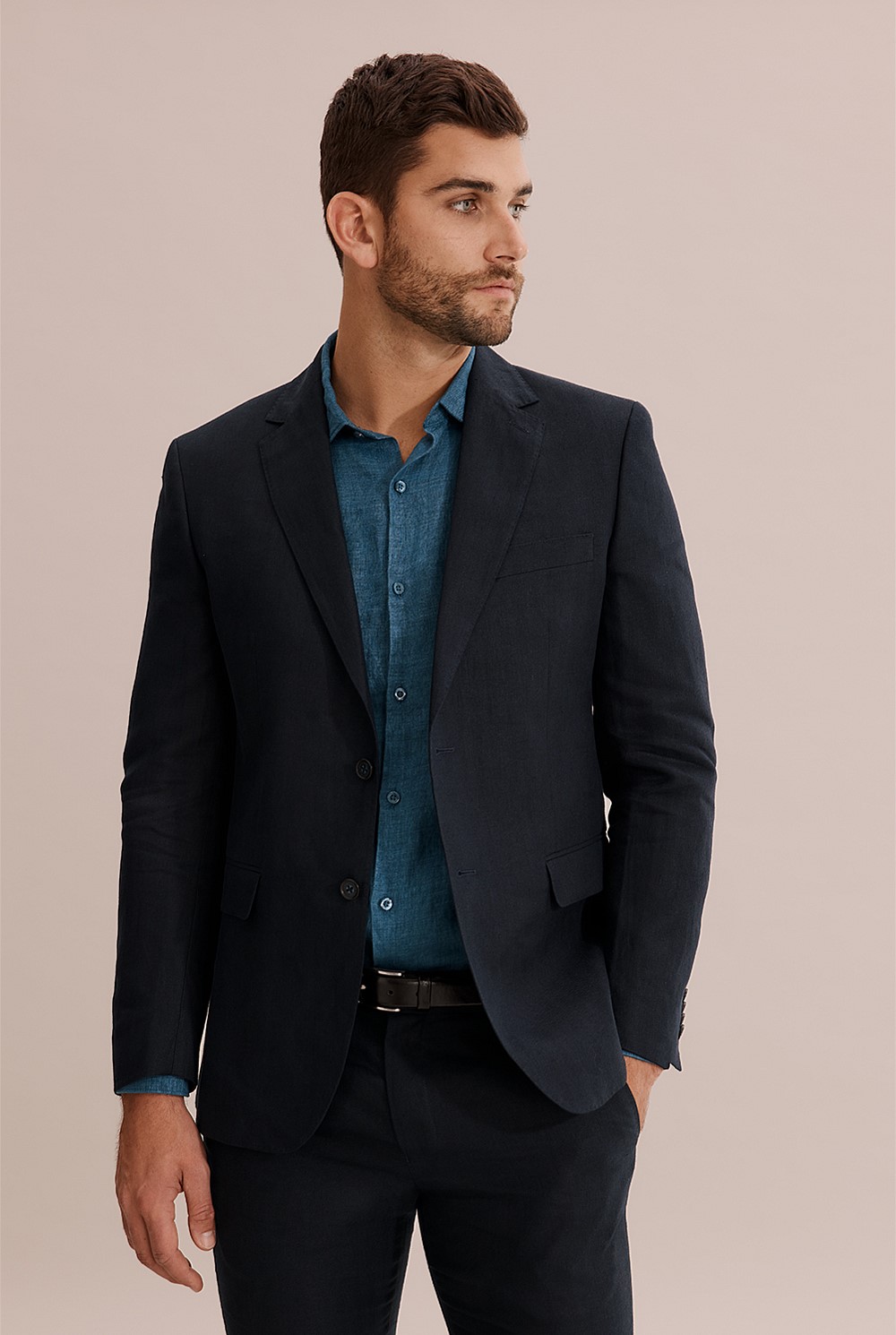 Regular Fit Irish Linen Blazer