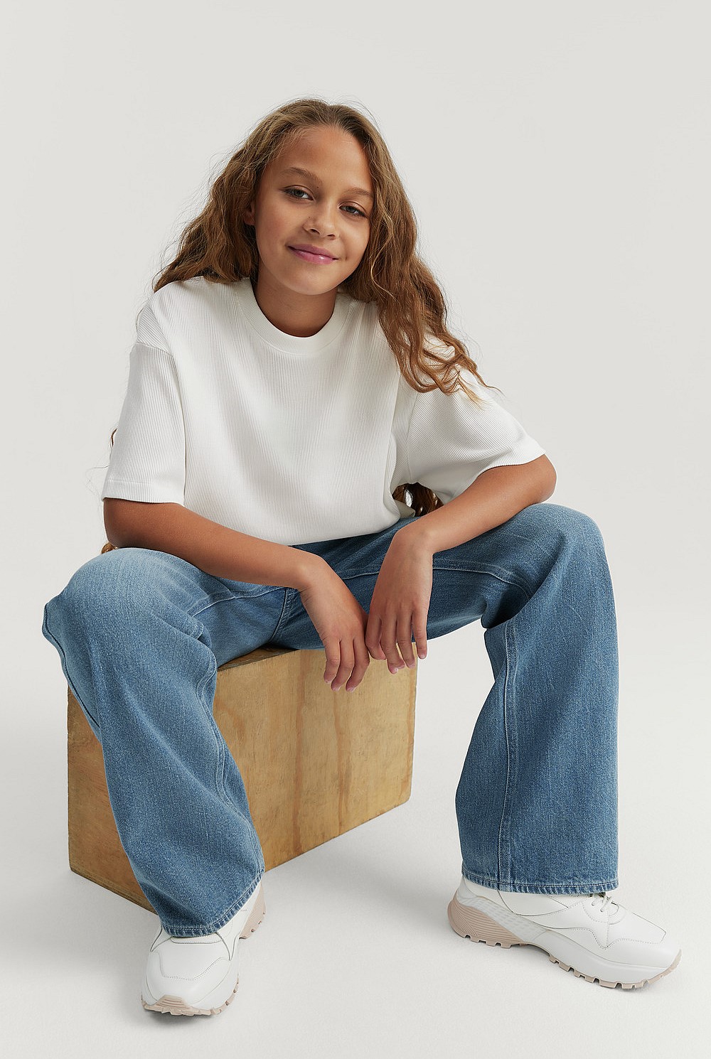 Teen Cotton Blend Boxy T-Shirt