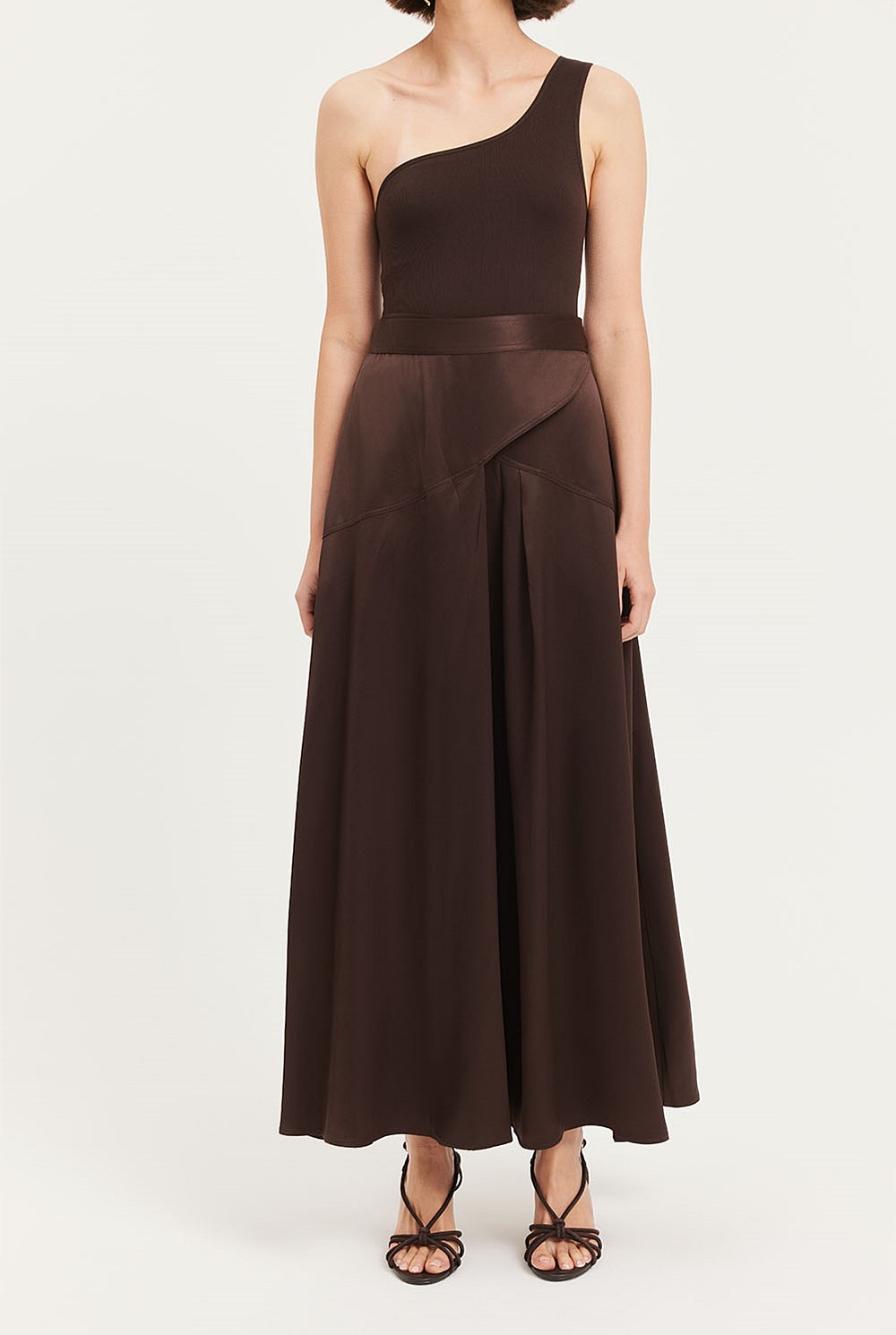 Satin Wrap Skirt