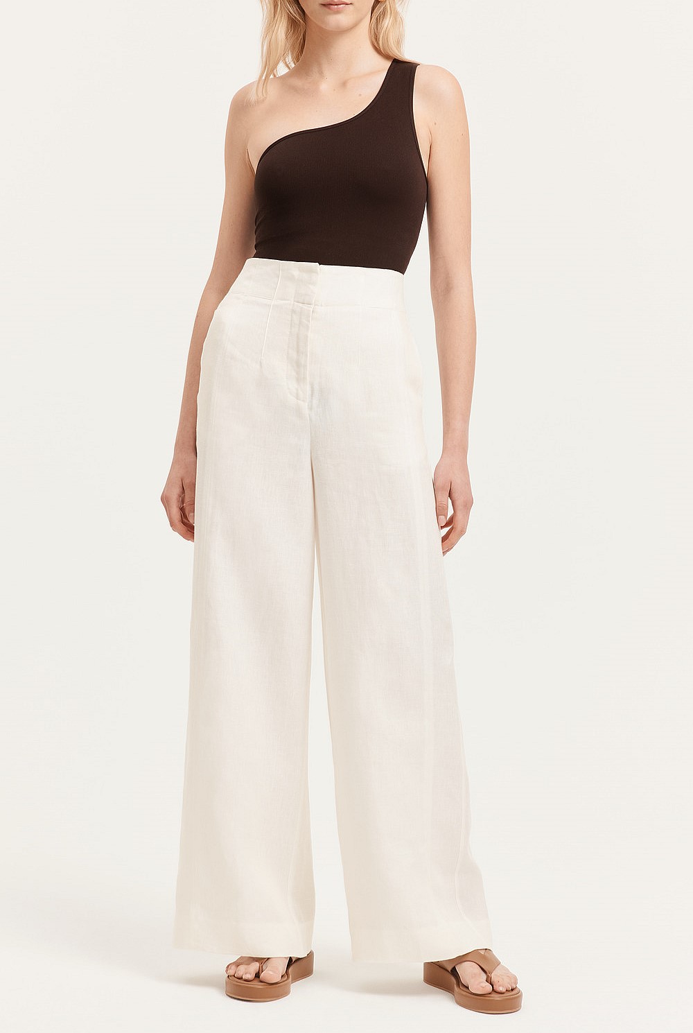Linen Wide Leg Pant