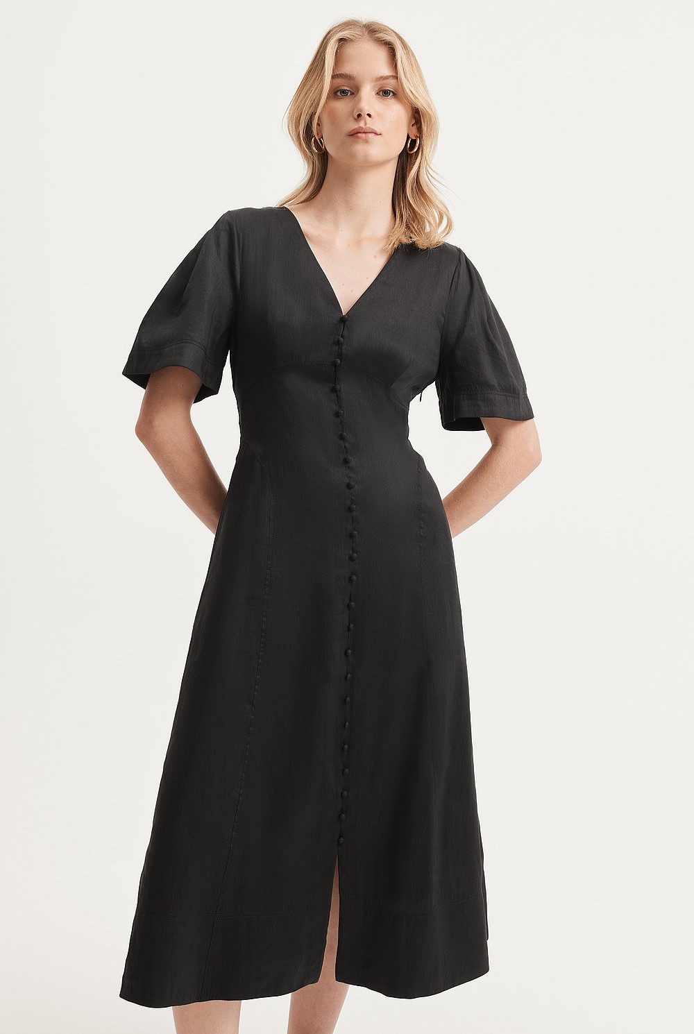 Panelled Midi Dress