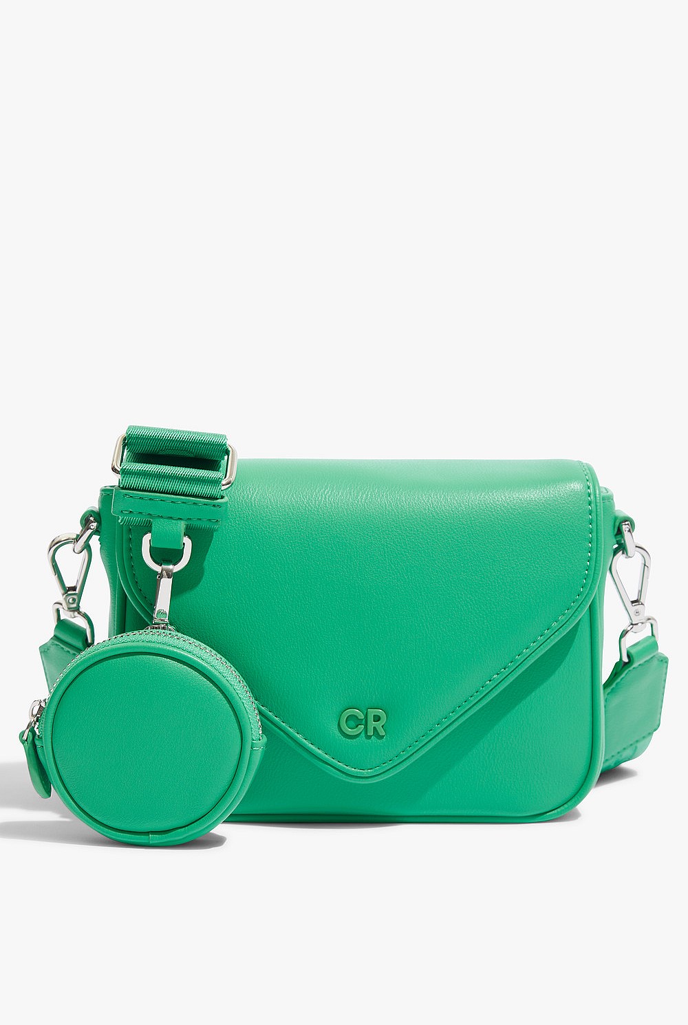 Recycled Fold-over Crossbody Bag