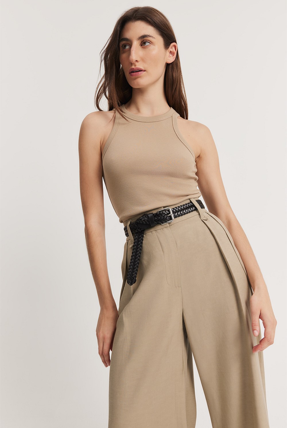 Cotton Silk Rib Tank