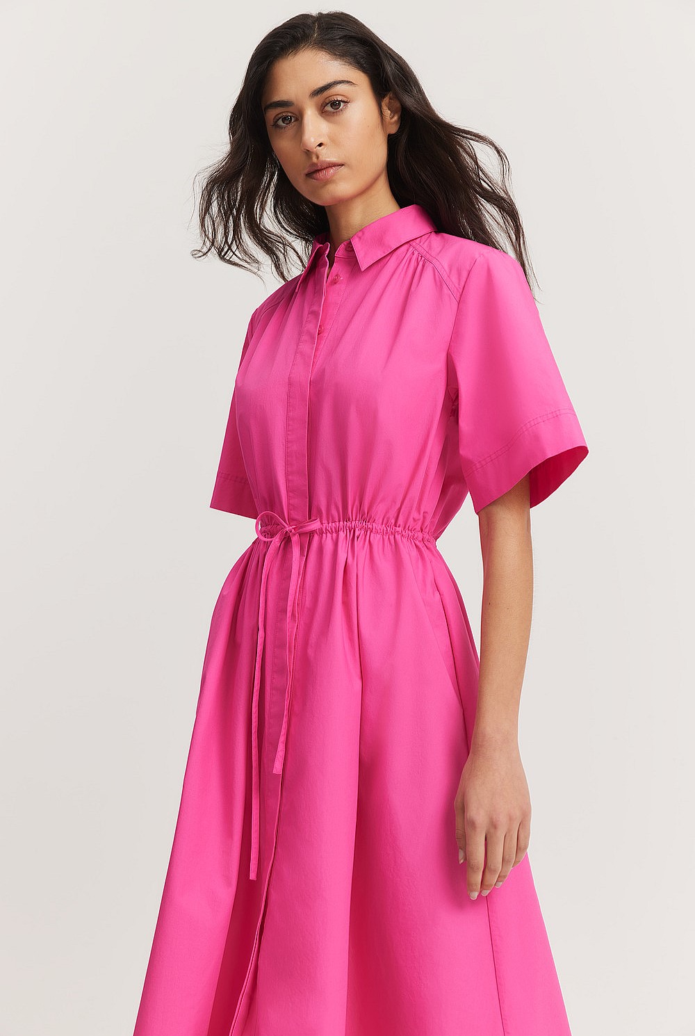 Tie Waist Midi Dress