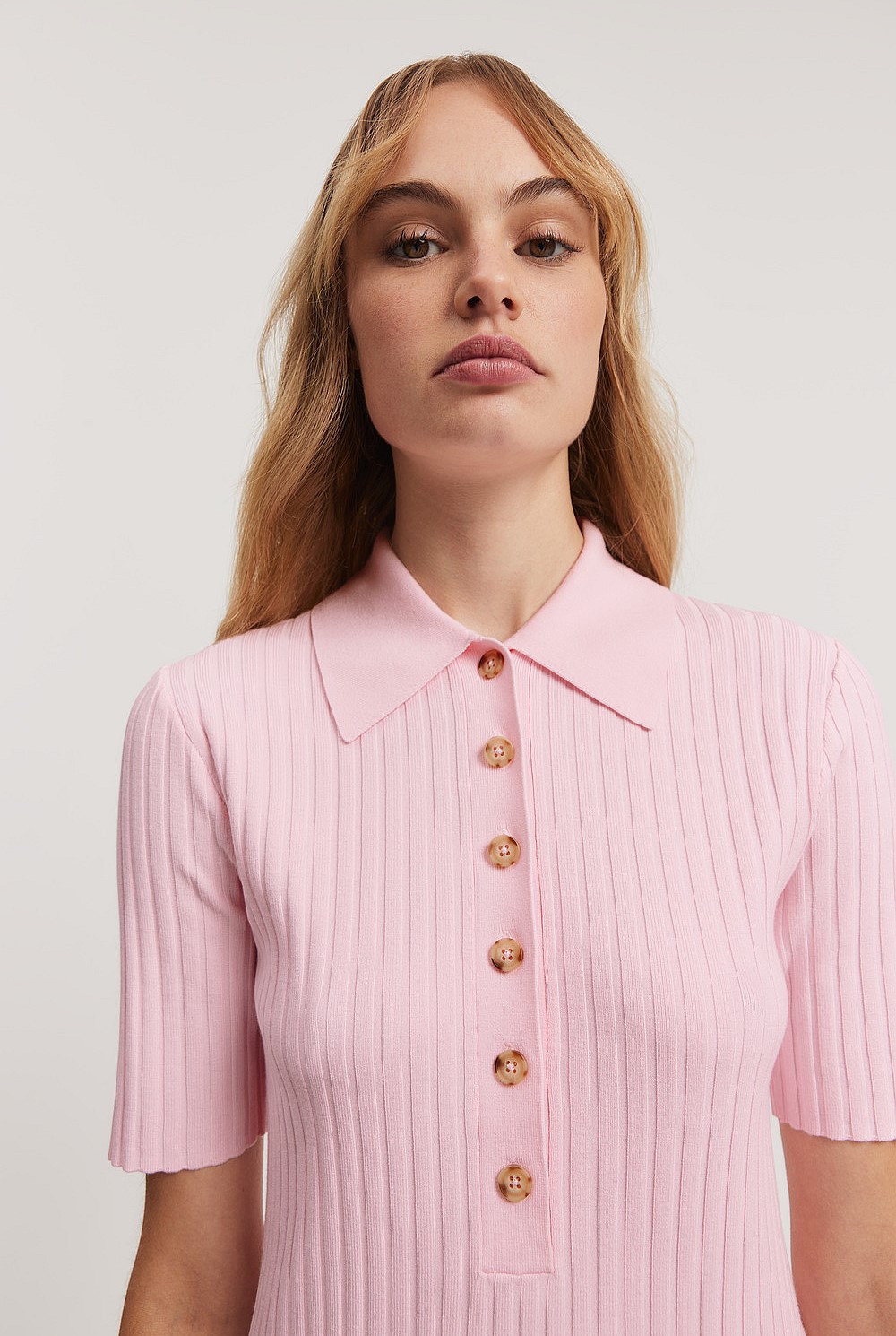 Polo Knit T-Shirt Dress