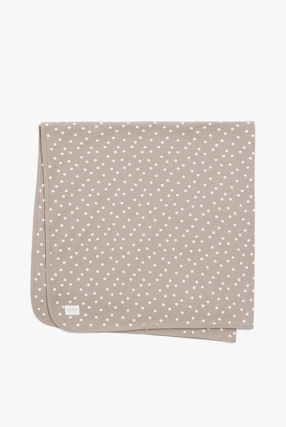 Organically Grown Cotton Spot Rib Blanket