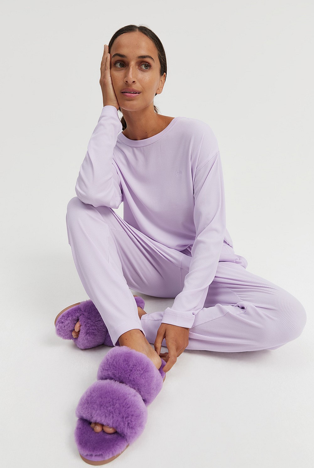 Luxe Rib Pyjama Jogger