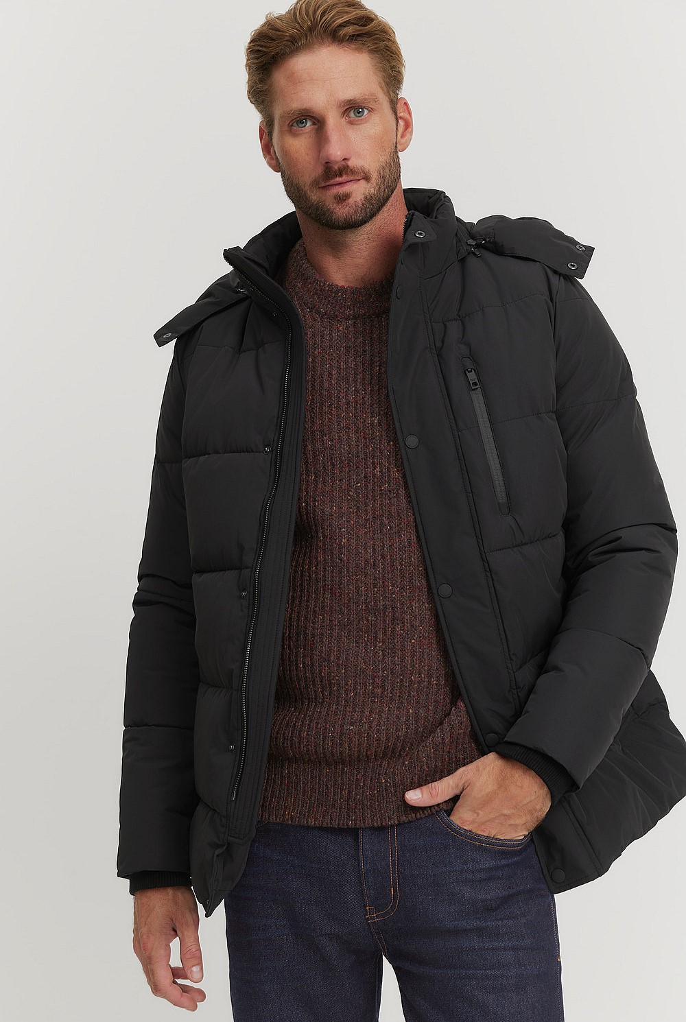 Polyester Quilted Parka