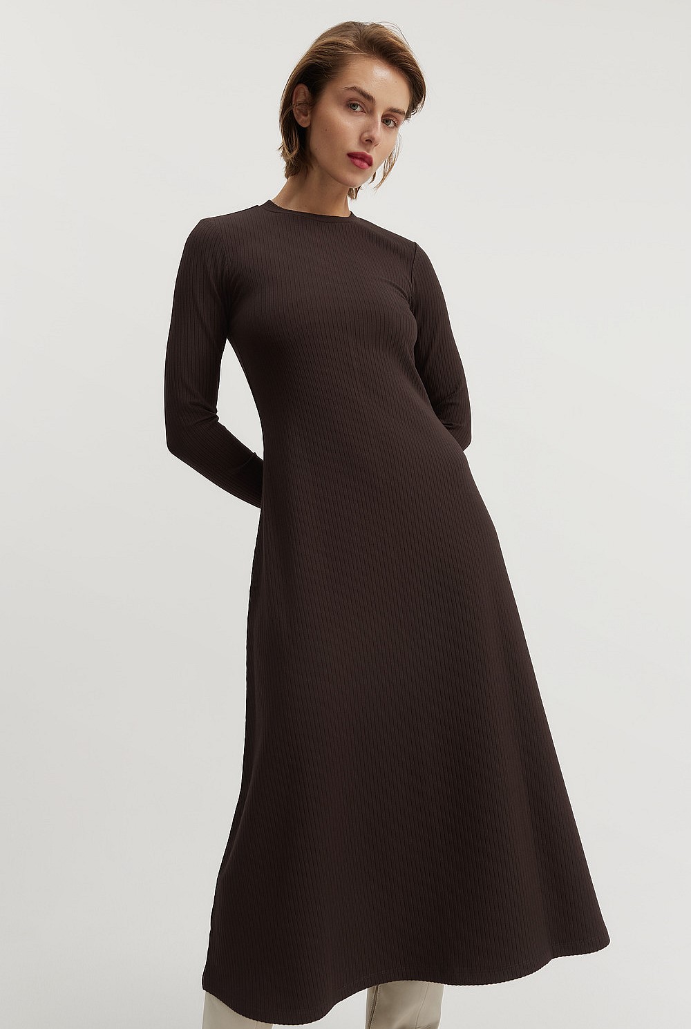 Midi Rib Dress