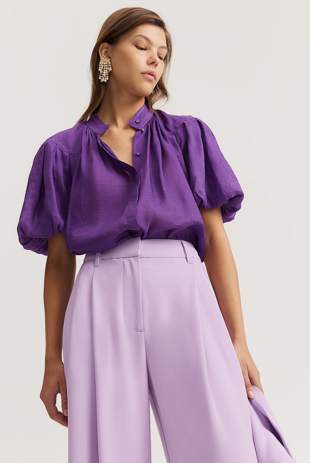 Yoke Detail Blouse